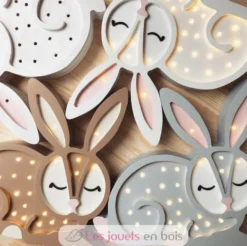 Lampe Veilleuse Lapin Chocolat - Little Lights