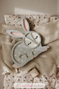 Lampe Veilleuse Lapin Gris clair - Little Lights