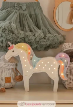 Lampe Veilleuse Licorne Arc-en-ciel - Little Lights