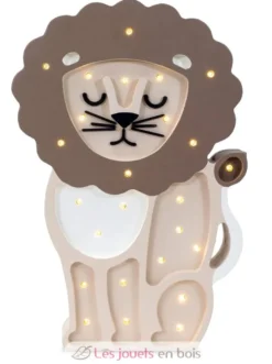 Lampe Veilleuse Lion Café marron - Little Lights