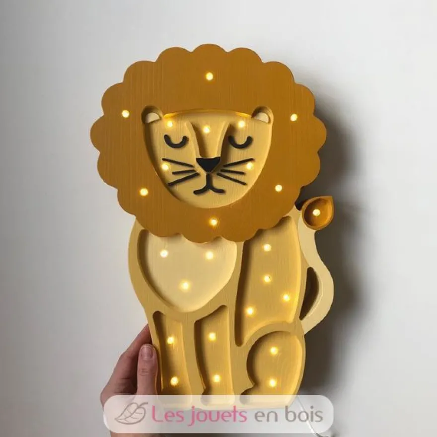 Lampe Veilleuse Lion Jaune - Little Lights