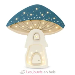 Lampe Veilleuse Maison Champignon bleu - Little Light