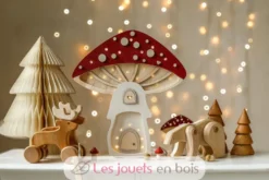 Lampe Veilleuse Maison Champignon rouge - Little Light