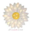 Lampe Veilleuse Marguerite Daisy blanche - Little Light