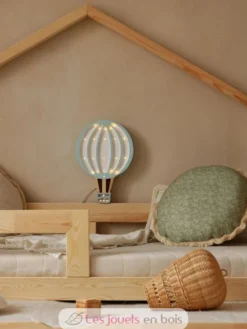 Lampe Veilleuse Montgolfière bleu ciel - Little Lights