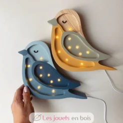 Lampe Veilleuse Oiseau Bleu Denim - Little Lights