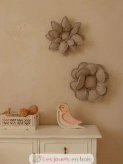 Lampe Veilleuse Oiseau Fraise Crème - Little Lights