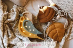 Lampe Veilleuse Oiseau Kaki Moutarde - Little Lights