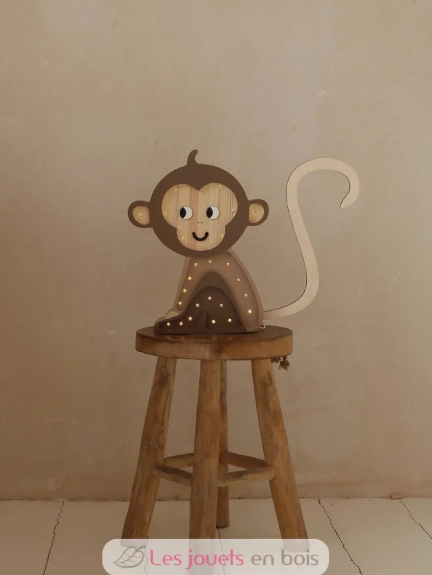 Lampe Veilleuse Singe Brun - Little Lights