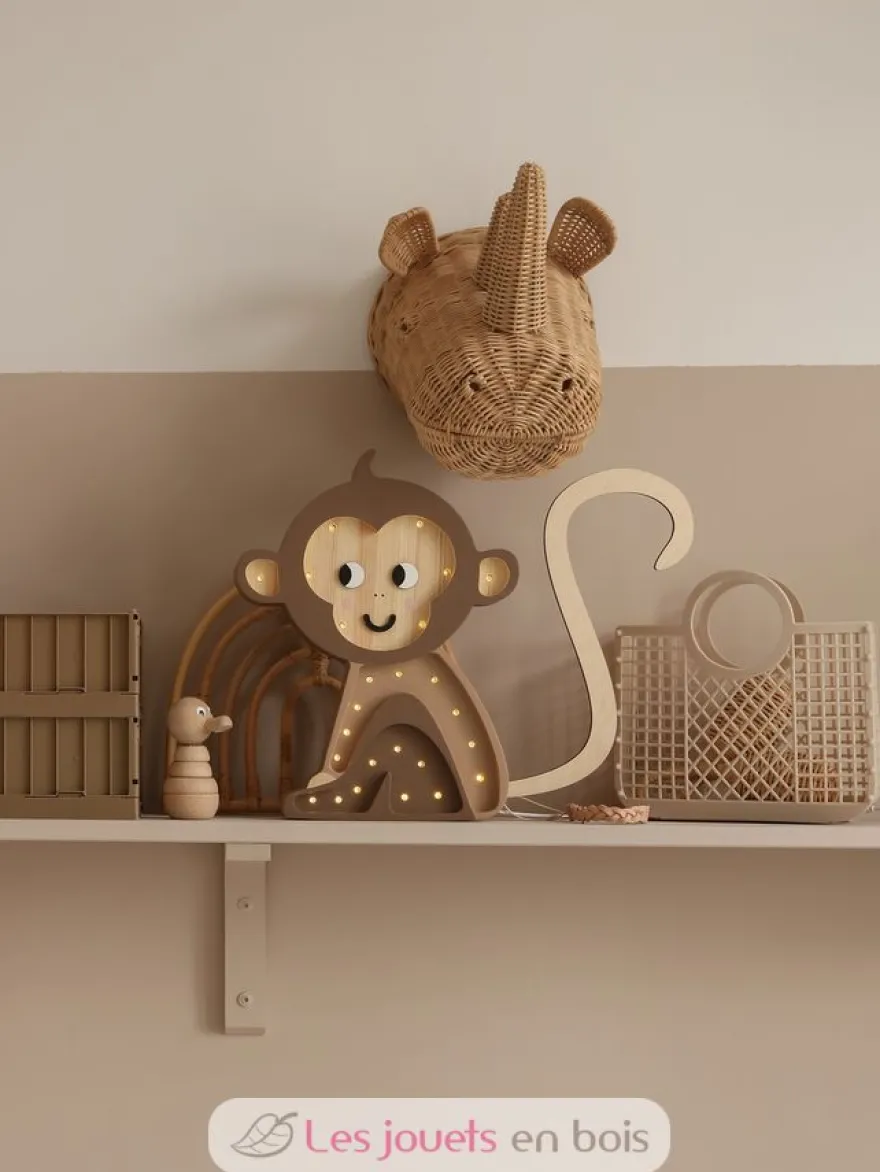 Lampe Veilleuse Singe Brun - Little Lights