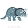 Lampe Veilleuse Tricératops Bleu Navy - Little Lights
