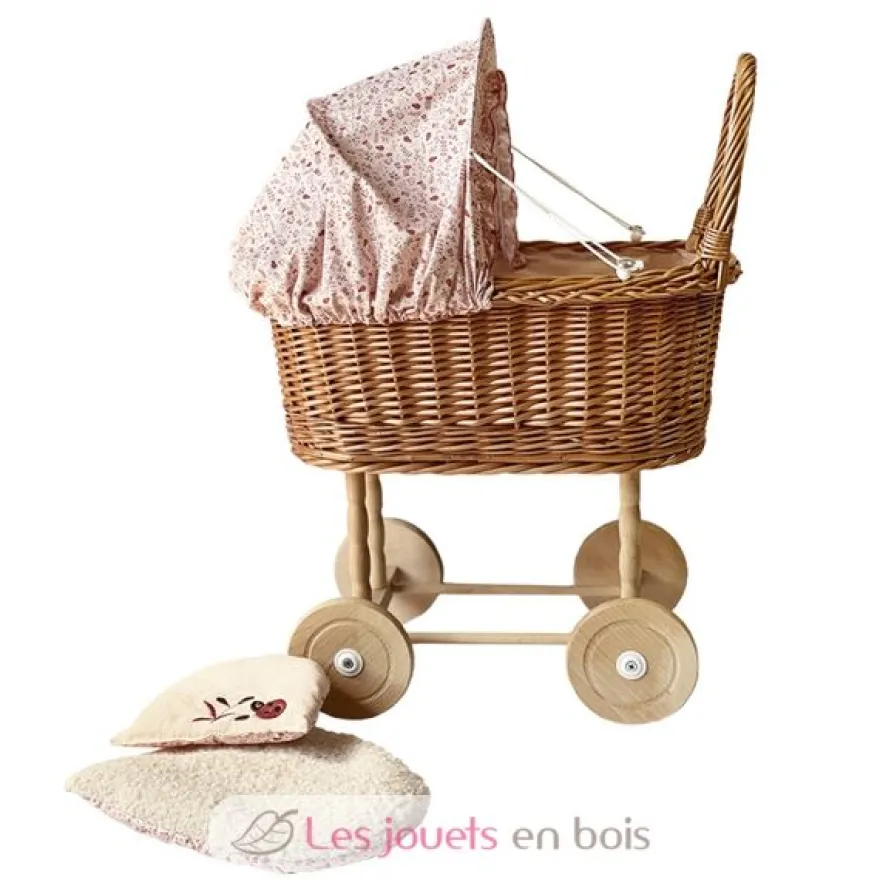 Landau en osier Coccinelle - Egmont Toys