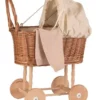Landau en osier écru - Egmont Toys
