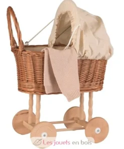 Landau en osier écru - Egmont Toys