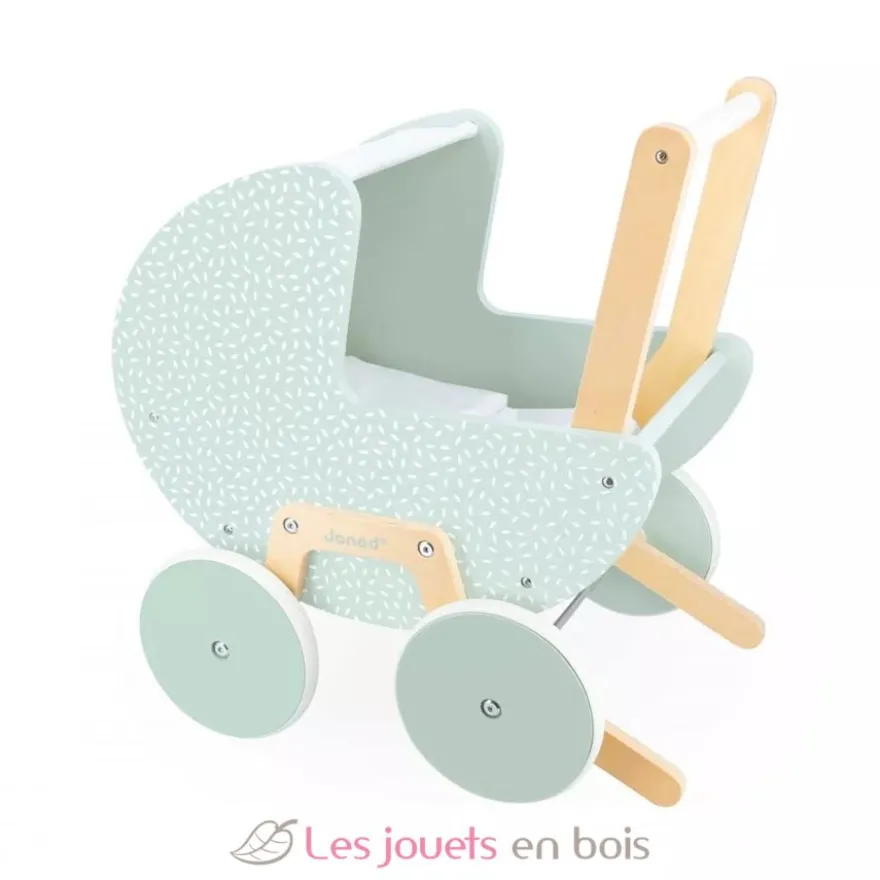 Landau poupée Zen vert d'eau - Janod J05900