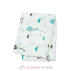 Lange en bambou - Cerf-volant bleu - Lulujo