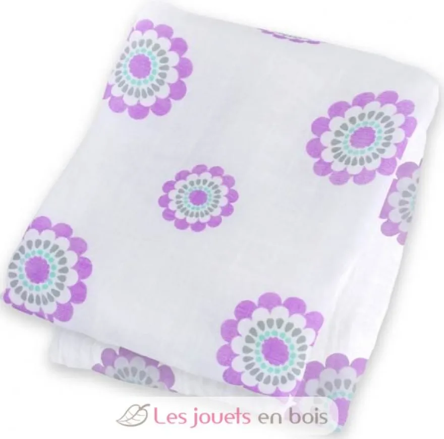 Lange en bambou - Médaillon de lavande - Lulujo