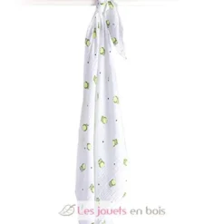 Lange mousseline - Chouette verte - Lulujo