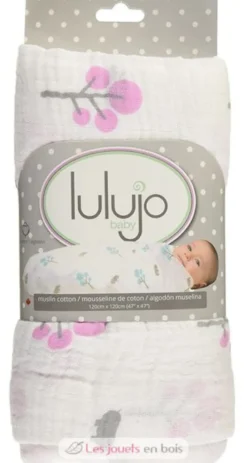 Lange mousseline - Hippo rose - Lulujo