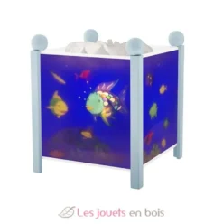 Lanterne Magique poisson arc-en-ciel bleu - Trousselier