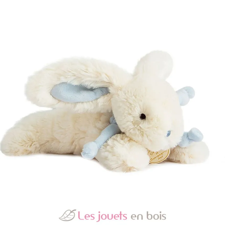 Lapin Bonbon bleu 20 cm - Doudou et Compagnie