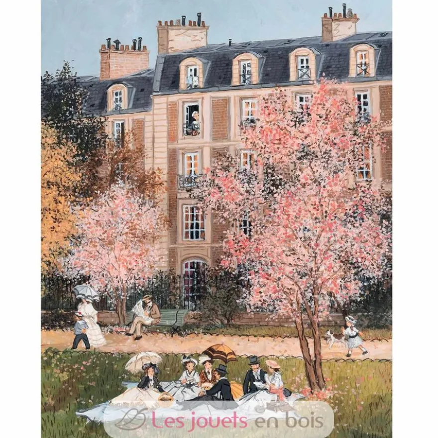 L'après-midi au Parc Monceau de Delacroix - Puzzle Michèle Wilson