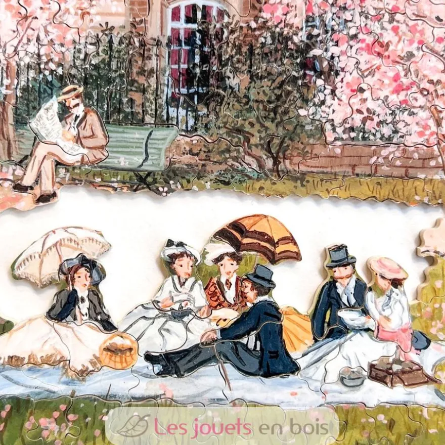 L'après-midi au Parc Monceau de Delacroix - Puzzle Michèle Wilson