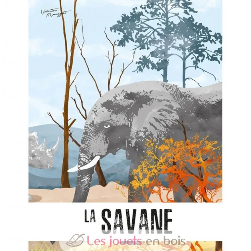 La Savane - Le Lion 3D - Sassi Junior