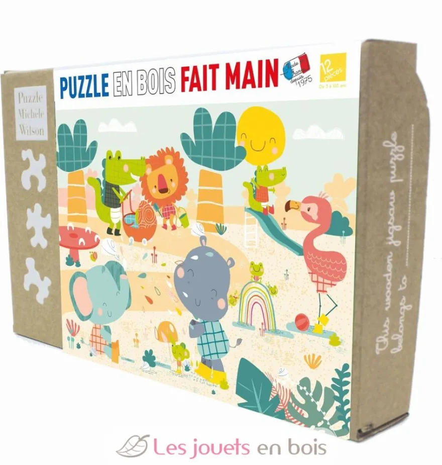 La savane s'amuse de Motuelle - Puzzle Michèle Wilson