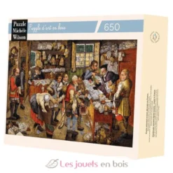 L'Avocat de village de Brueghel - Puzzle Michèle Wilson