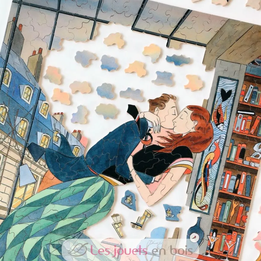 Le baiser de Bruchon - Puzzle Michèle Wilson