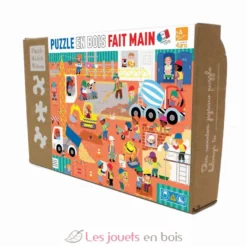 Le chantier d'Hélène Chetaud - Puzzle Michèle Wilson
