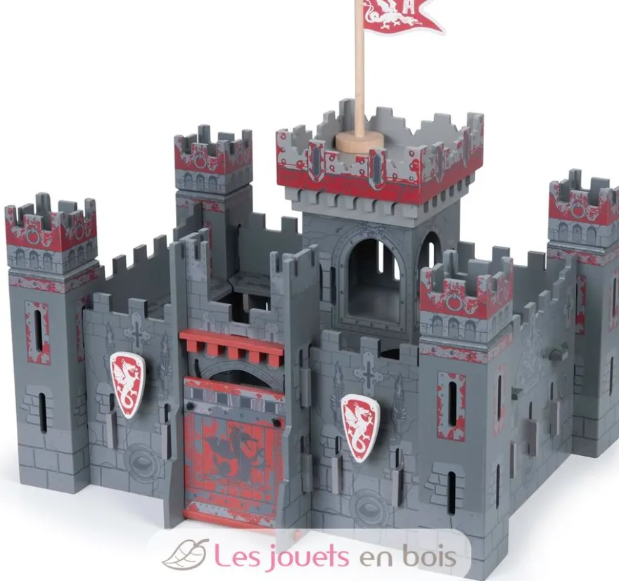 Le château fantastique rouge et gris - Papo