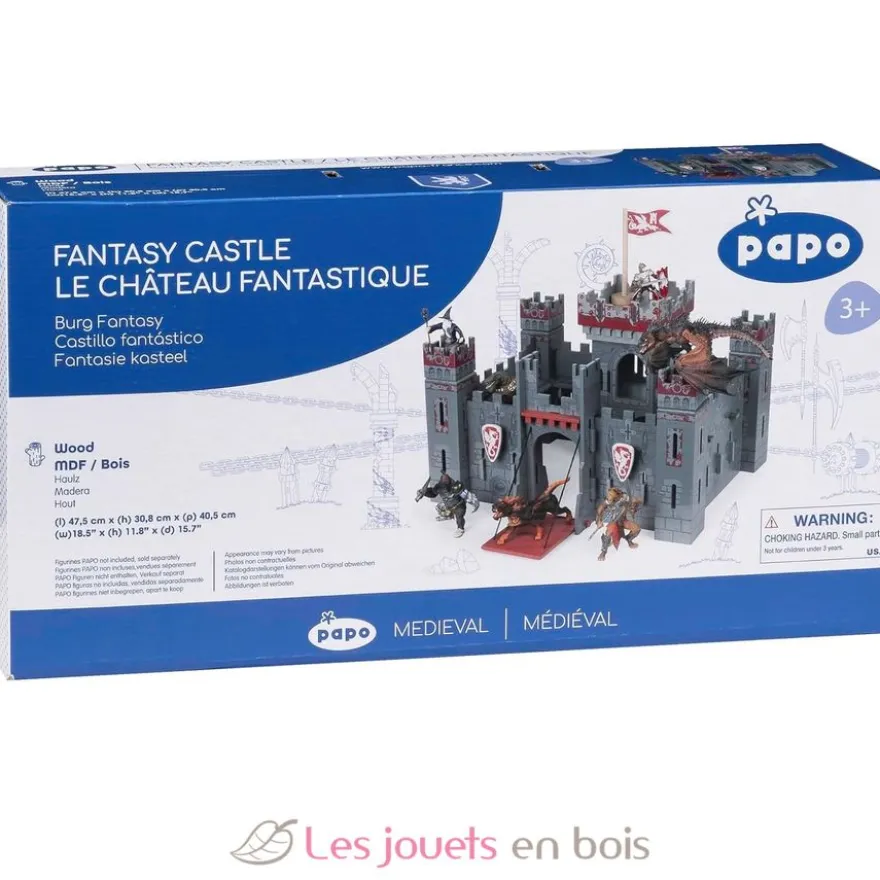 Le château fantastique rouge et gris - Papo