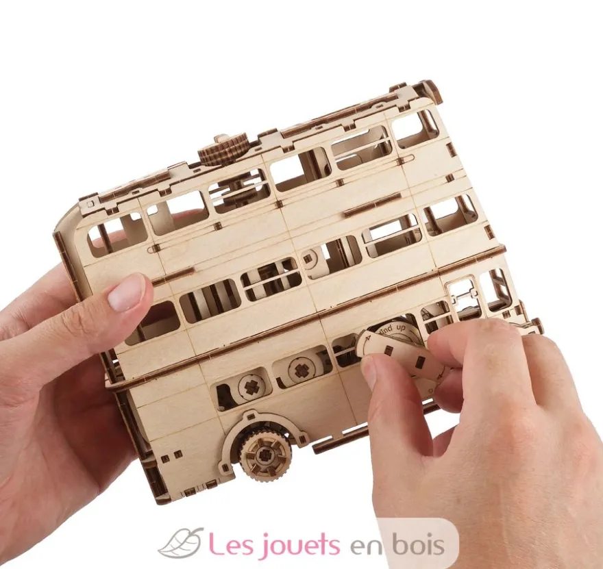 Le Magicobus Harry Potter - Puzzle 3D mécanique en bois - Ugears