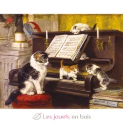 Leçon de piano de Ronner-Knip - Puzzle Michèle Wilson