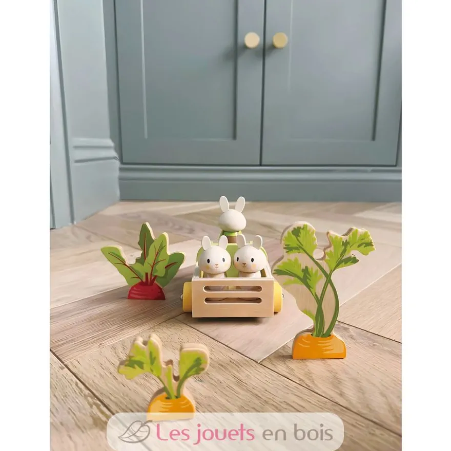 Le potager des lapins en bois - Tender Leaf Toys
