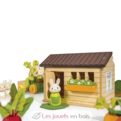 Le potager des lapins en bois - Tender Leaf Toys