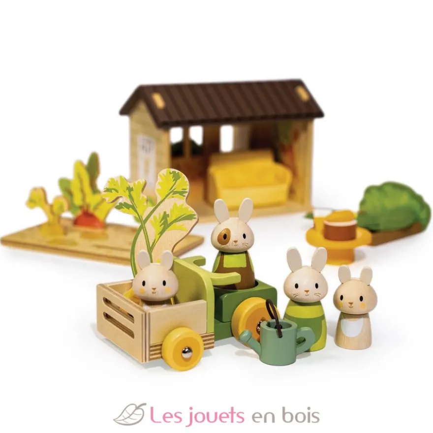 Le potager des lapins en bois - Tender Leaf Toys