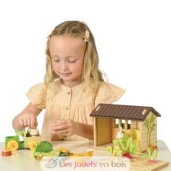 Le potager des lapins en bois - Tender Leaf Toys