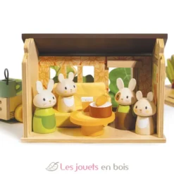 Le potager des lapins en bois - Tender Leaf Toys