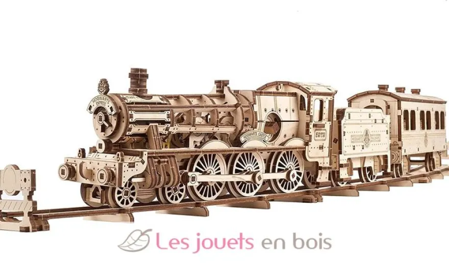 Le Poudlard Express Harry Potter - Puzzle 3D mécanique en bois - Ugears