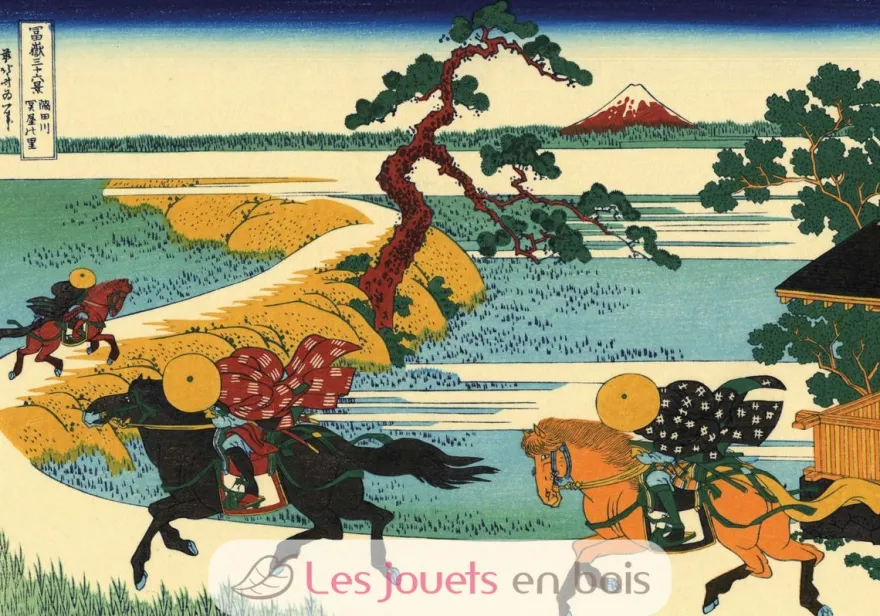 Les Champs de Sekiya d'Hokusai - Puzzle Michèle Wilson