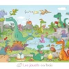 Les dinosaures de Laure Cacouault - Puzzle Michèle Wilson