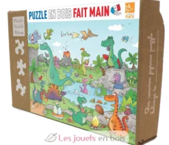 Les dinosaures de Laure Cacouault - Puzzle Michèle Wilson
