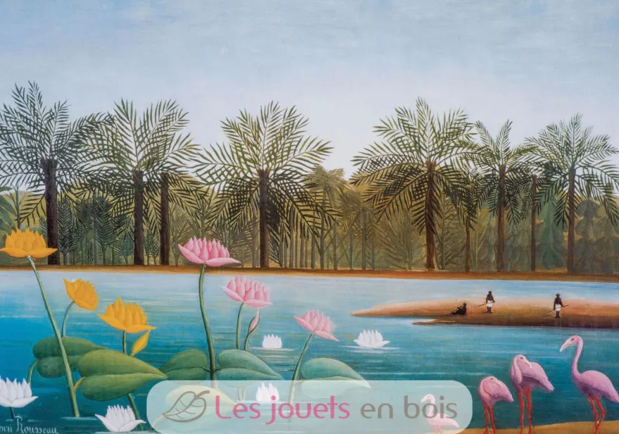 Les flamants roses de Rousseau - Puzzle Michèle Wilson