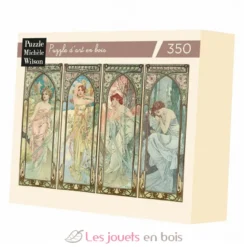 Les heures du jour de Mucha - Puzzle Michèle Wilson