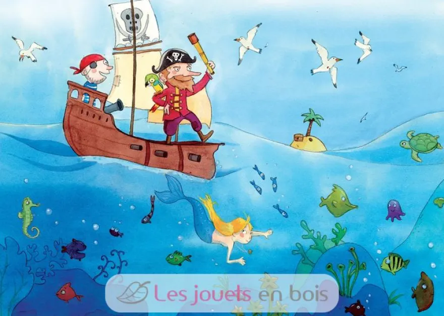 Les pirates d'Emilie Vanvolsem - Puzzle Michèle Wilson