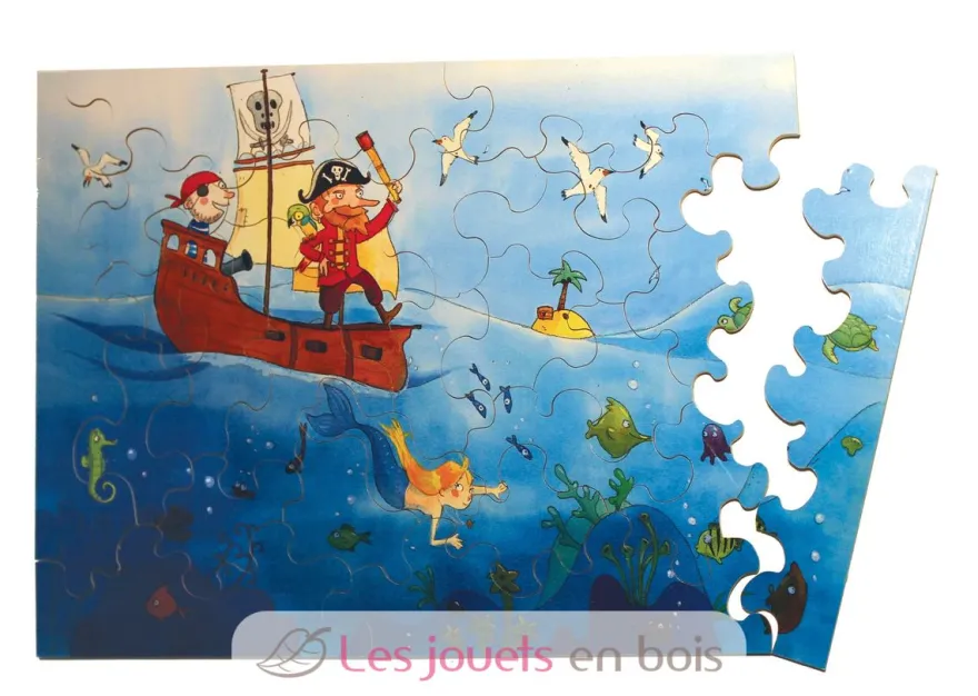 Les pirates d'Emilie Vanvolsem - Puzzle Michèle Wilson