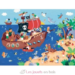 Les pirates en vacances de Thibaux - Puzzle Michèle Wilson